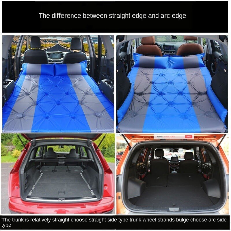 Automatisk uppblåsbar säng suv bil chock säng bil rese madrass bak bagage säng utomhus camping tält luftdyna