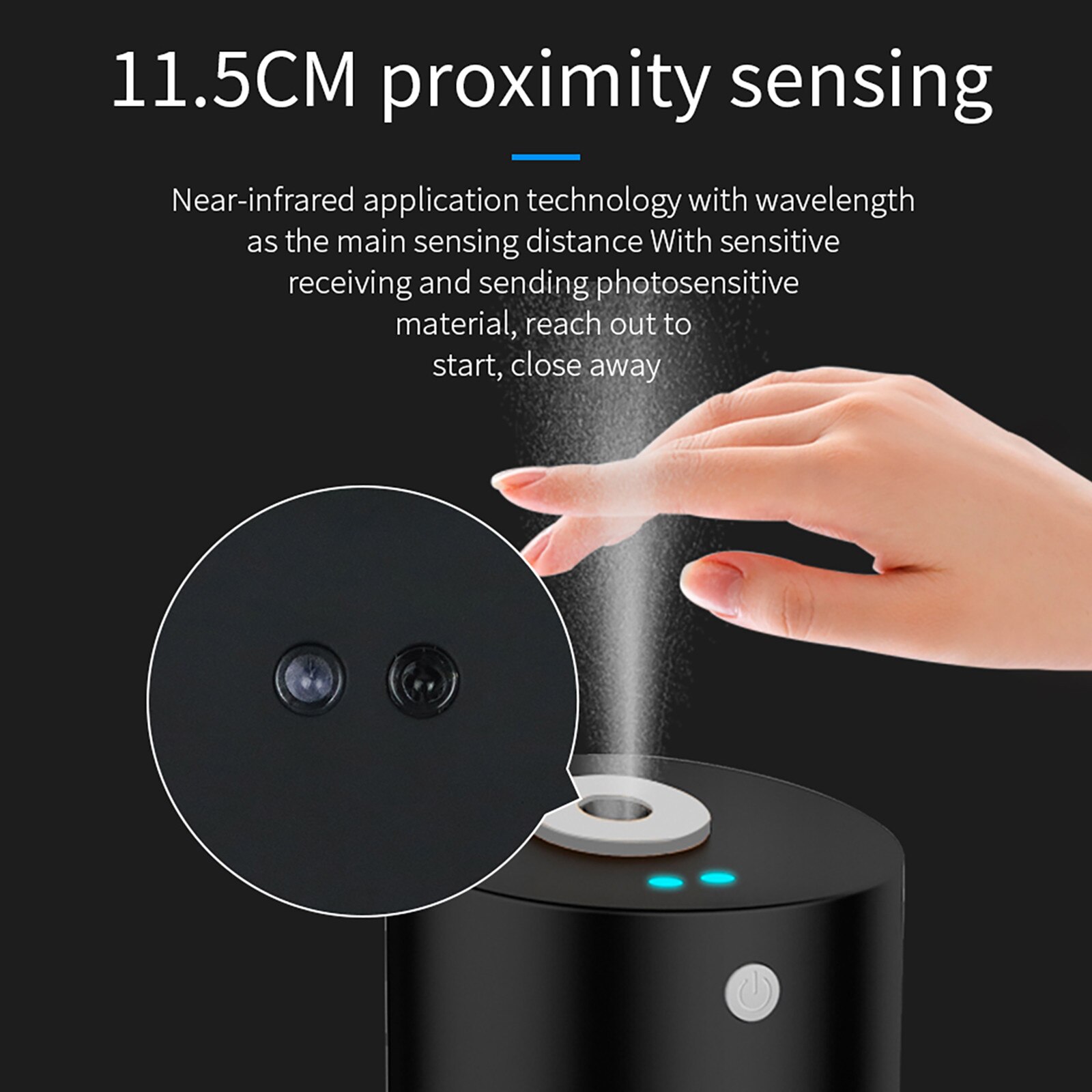 atomization disinfection fog machine Intelligent Induction Alcohol Disinfection Automatic Atomization Sprayer Hand Cleaner