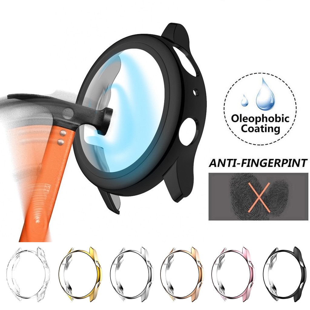 Ultra Thin PC All-Around Screen Protector For Samsung Galaxy Watch Active 3 45mm Anti-scratch Anti-fingerpint Screen Protector