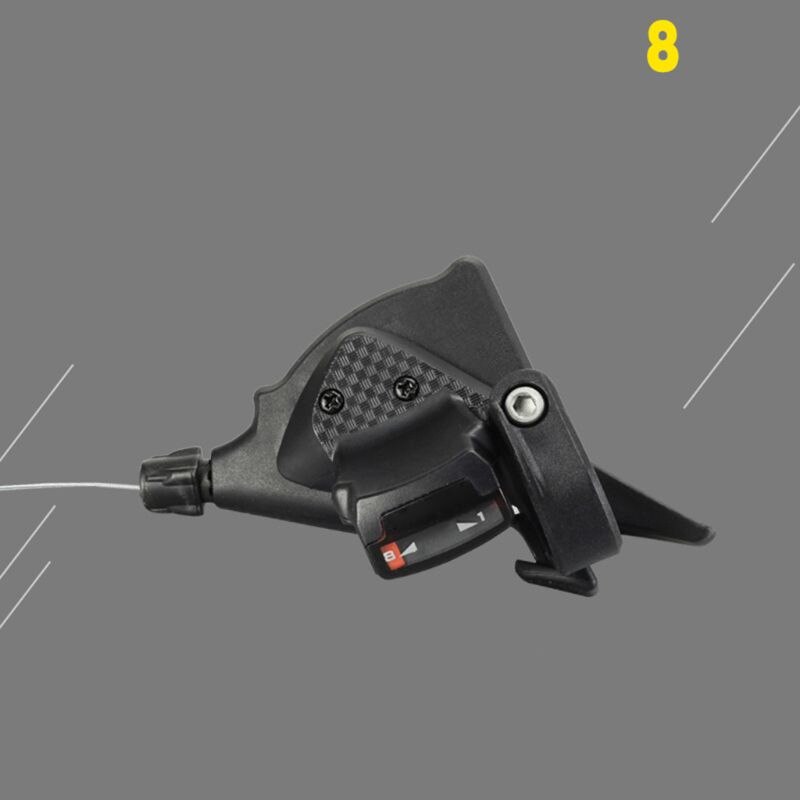 Mountainbike Speed Shifter - Ergonomischer Drehgriffschalter Schwarz/Rot