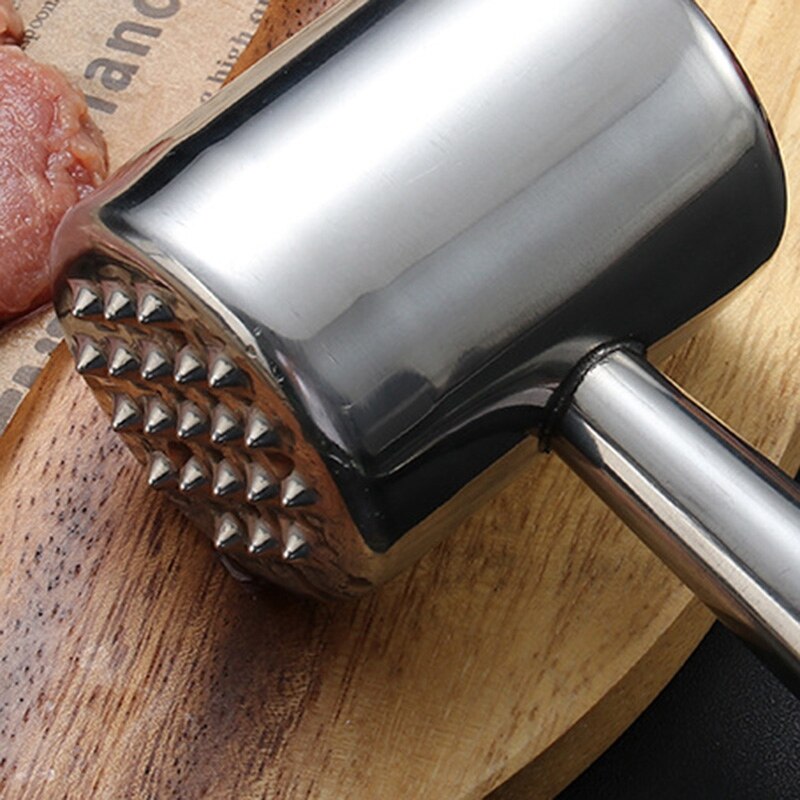 2 Stainless Steel Steak Loose Meat Hammers, 304 Stainless Steel Household Tender Meat Hammers, Kitchen Meat Hammers
