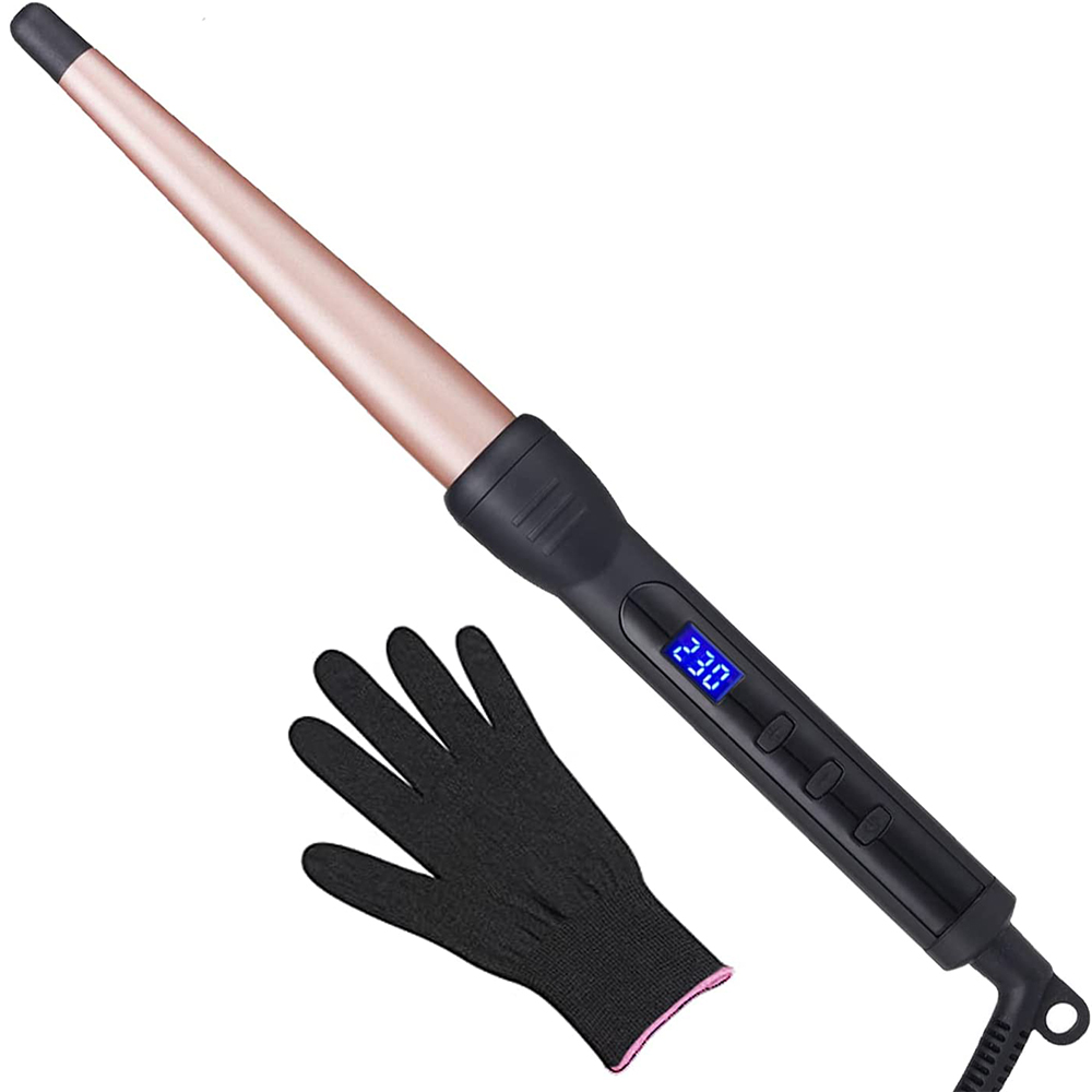 Haar Krultang Keramische Krultang Professionele Curling Haar Tools 1-1/2 Inch Kegel Elektrische Curling Wand Roller Snelle Warmte krulspelden