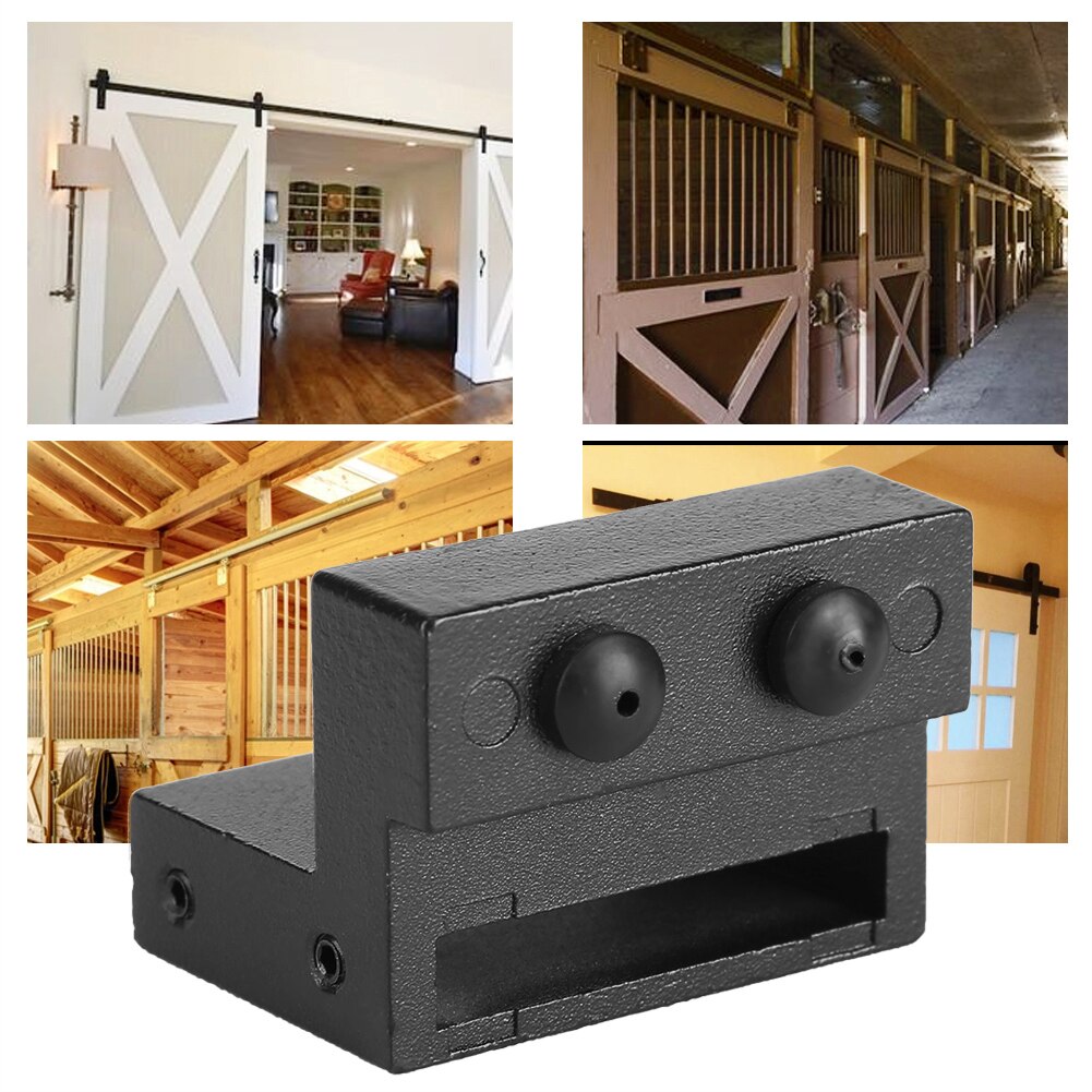 Barn Door Guide Carbon steel Door Stops Door Stopper Replacement Part for Rail Track Accessories door Sliding