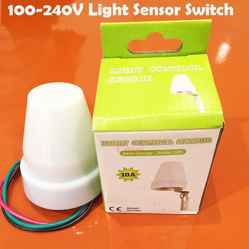 Outdoor Intelligent waterproof 220v light photo control sensor switch automatic photocell switch for lamps