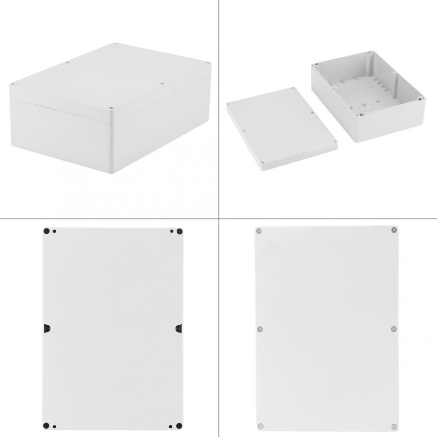 Plastic Junction Box Water-resistant White Plastic Enclosure Project Case DIY Junction Box Wire Junction Box 263*185*95mm