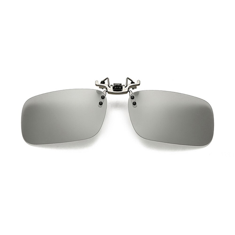 Mannen Clip On Bril Meekleurende Bril Gepolariseerde Vissen Zonnebril Vrouwen Night Driving Bril Sport Clip Op Zonnebril: B-Photochromic Lens / M