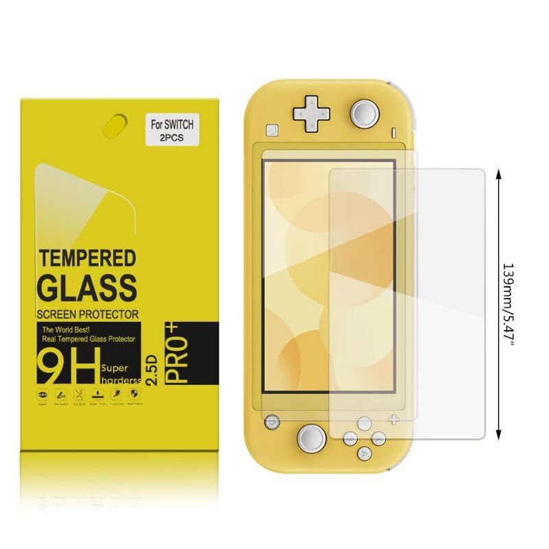 2PCS Anti-scratch Screen Protector Tempered Glass Protective Film for Nintend Switch Lite Game Console Gaming Accessories