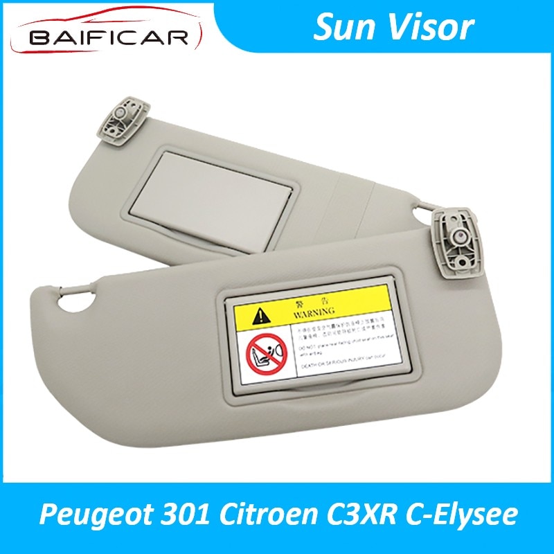Baificar Brand Genuine Car Sun Visor With Mirror Driving Shade Visors Left Right For Peugeot 301 Citroen C3XR C-Elysee