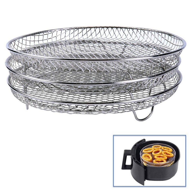 Air Fryer Accessories Three Stackable Racks for Gowise Phillips USA