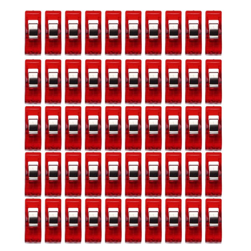 Craft Clips Designer Edition 50-Pack - Vibrant Sewing & Quilting Clips, Diamond Style - View #8