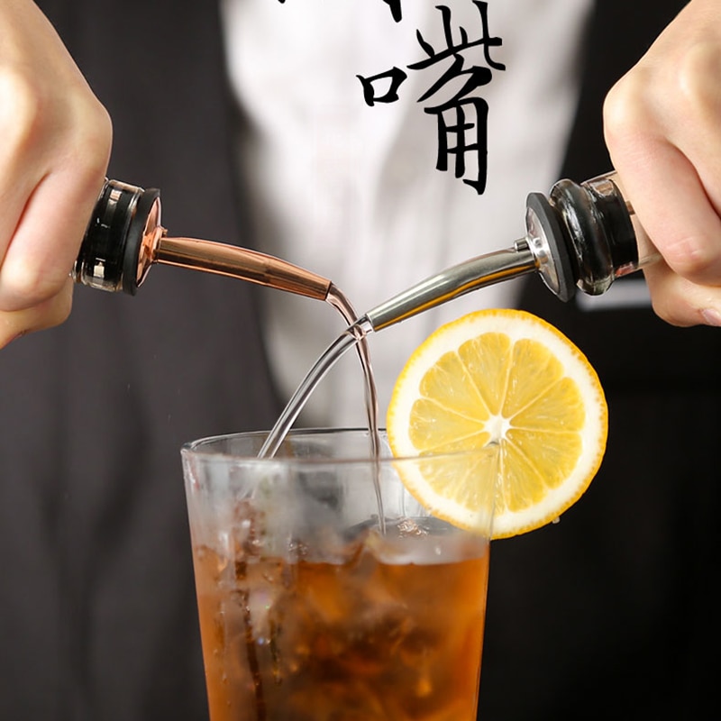 Multifunktions vin hällbar tillbehör cocktail shaker bartenders verktyg whisky vodka vinflaska olivolja flaskpropp