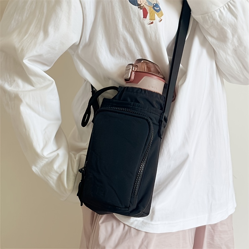 Mobile Phone Bag Crossbody Shoulder Water Bottle Bag Waterproof Yoga Bag Running Sports Outdoor Portable Bag: PURPLE