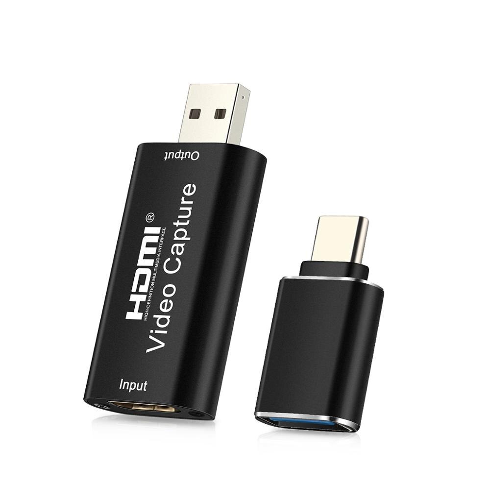 Carte Acquisition Vidéo USB 3.0 1440P - HDMI Vers USB A/C Avec Charge PD 100W Pour Streaming Et Gaming