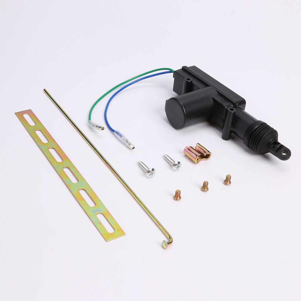 12V Car Locking System Actuator Single Shot Central Door Lock Motor Kit Universal Heavy Duty Electric Door Lock Actuator