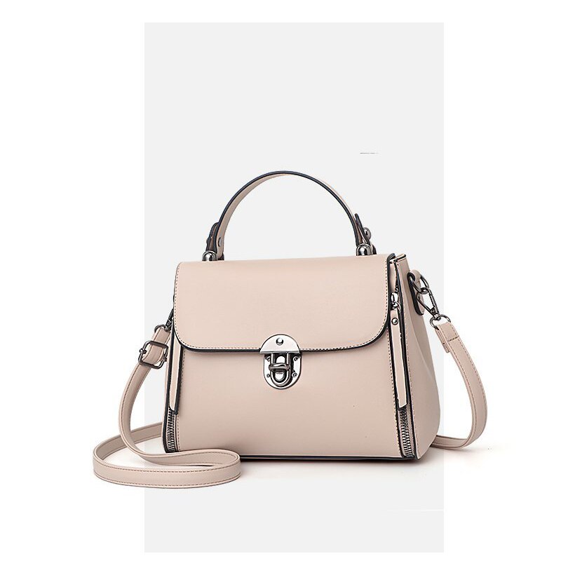 Luxe Dames Schoudertassen Leuke Type Pu Meisjes Diagonaal Tas Casual Mode Kleine Vierkante tassen: Khaki