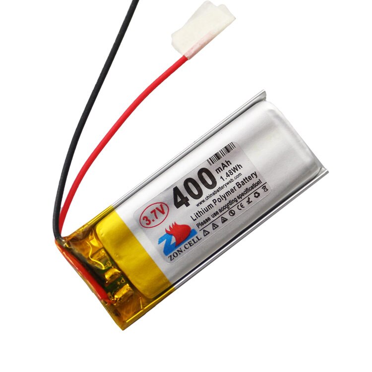 In the core 400mAh 501740 high temperature 3.7V polymer lithium battery can be 80 degrees high temperature resistant cold inject