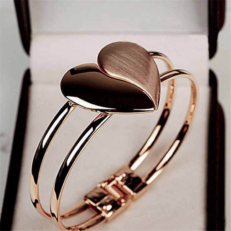 Bracelet en forme de cœur pour femmes, bijou , collection