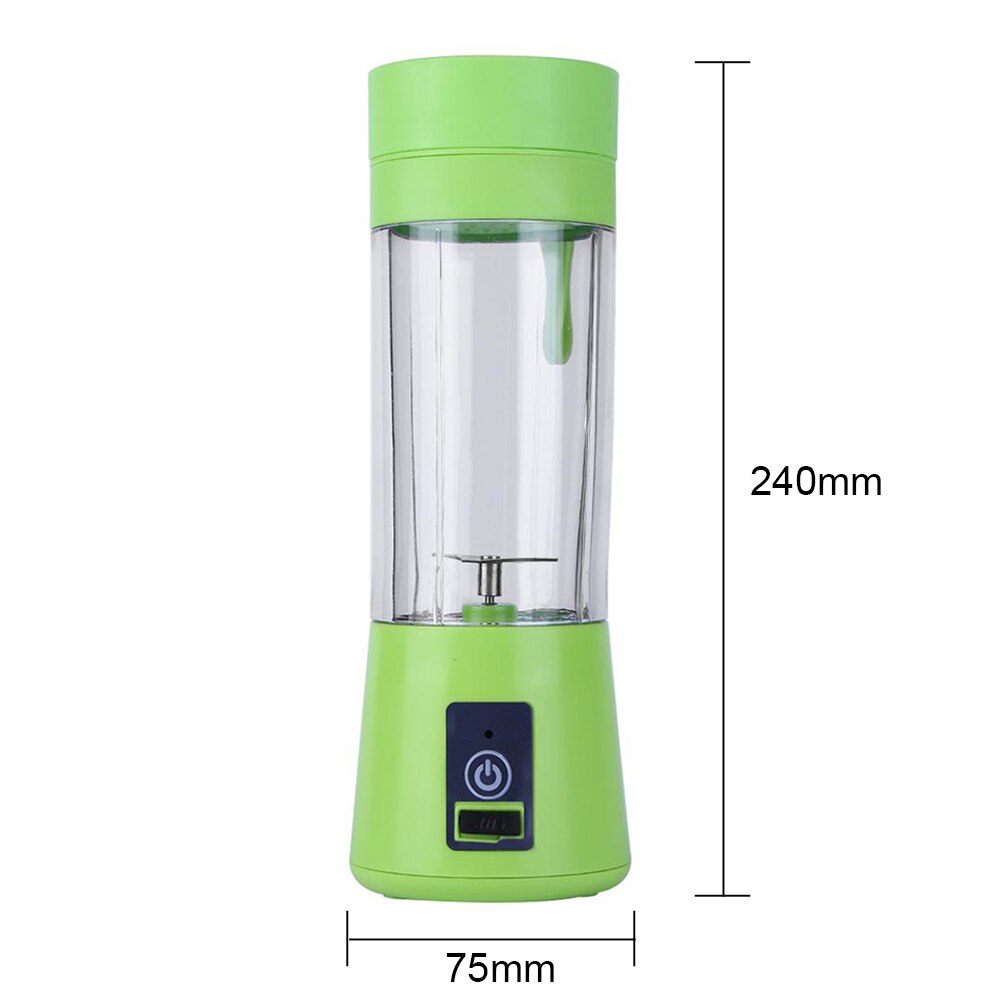 380ml przenośne USB akumulator maszyna sok mikser mikser mini robot kuchenny osobisty pomarańczowy wyciskacz wyciskarka robić sokowirówka