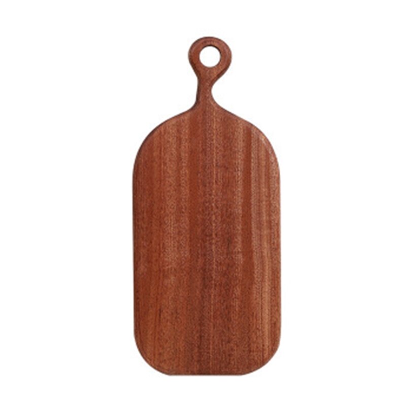 Multi-Functional Solid Wood Cutting Board with Handle Fruit Pizza Bread Plate Serving Platter F62A