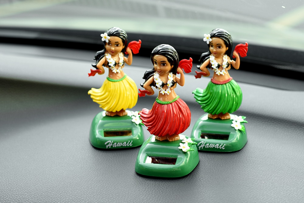 Midzomer Stijl Auto Interieur Zonne Auto Hula Meisje Speelgoed Hawaii Assessoires Interieur Voor Vrouwen Voorruit