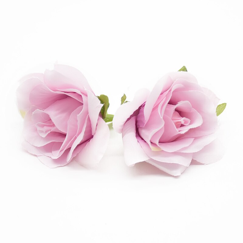 6pcs 7cm Artificial rose heads for Home decoration accessories Flower arrangement Diy Headwear Indoor furnishings Wedding brooch: 4