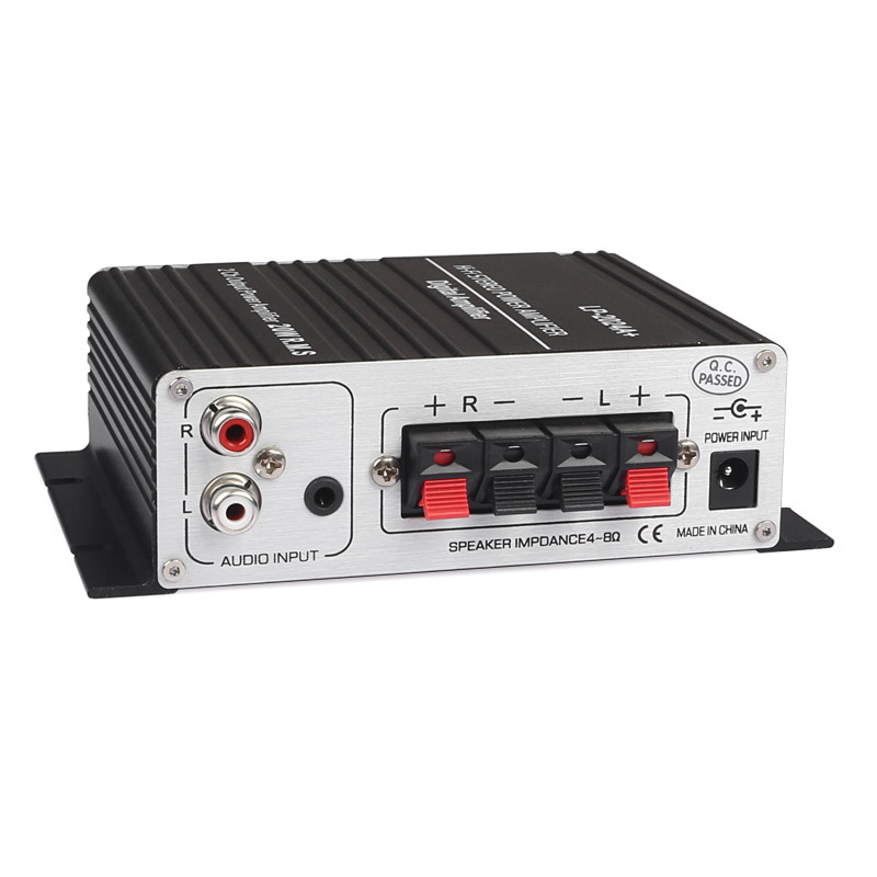 2x20W Output Power Amplifier Mini Hi-Fi Stereo Digital Power Amplifier Small Power Amplifier L-epy LP-2024A+