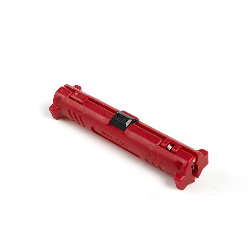 Multi-function Electric Wire Stripper Pen Wire Cable Pen Cutter Rotary Coaxial Cutter Stripping Machine Pliers Tool: Red