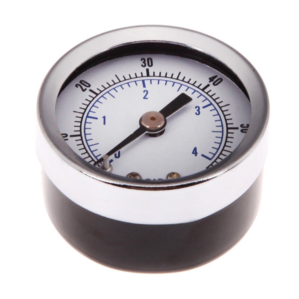 1/8 "NPT Themen Mini Manometer Luft Kompressor Hydraulische Manometer Druck Tester 0-60PSI Zurück Montieren 1.5" Zifferblatt platte