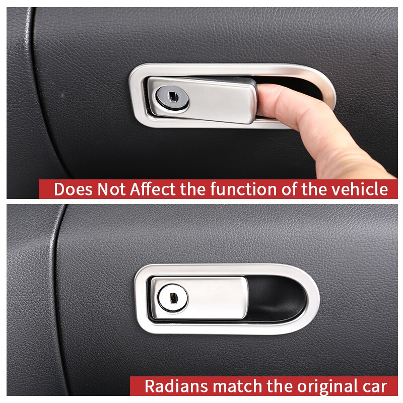 thumbnail image 2 of Silver Interior Dashboard Switch Cover Trim For Mercedes GLC C Class X253 W205 C205 – Matte Finish, 1 Piece 2 of 5