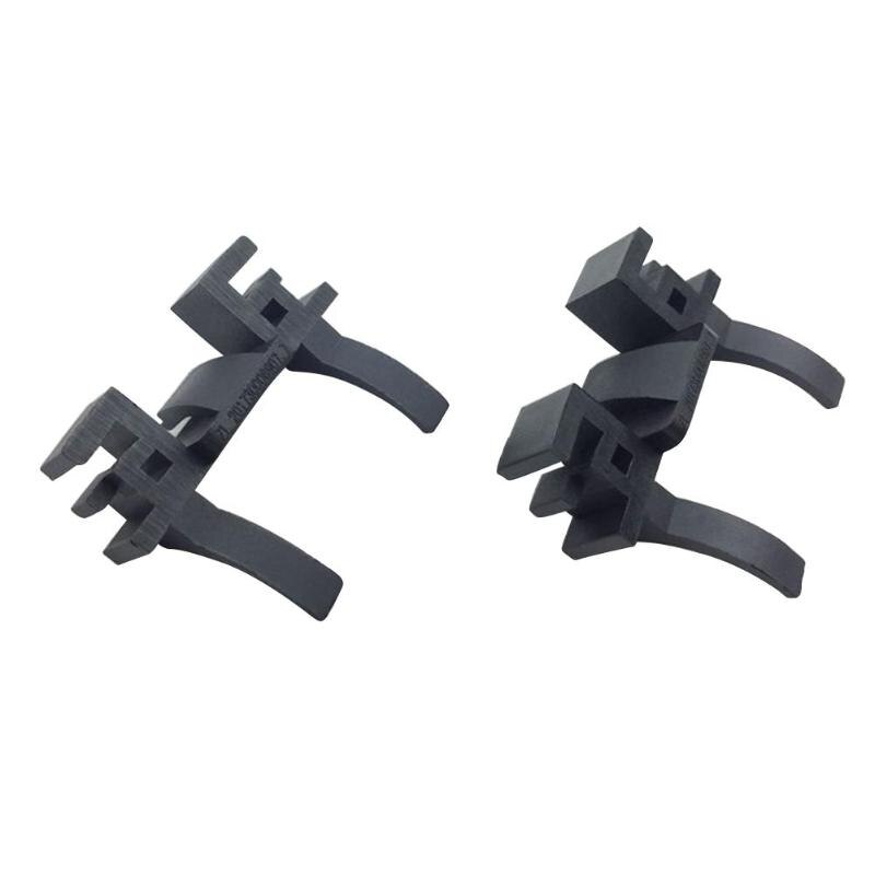 Alloyseed 2 stk bil  h7 led forlygte pære base adapter nærlys forlygte montering til land rover discovery fiat 500 /  ford focus
