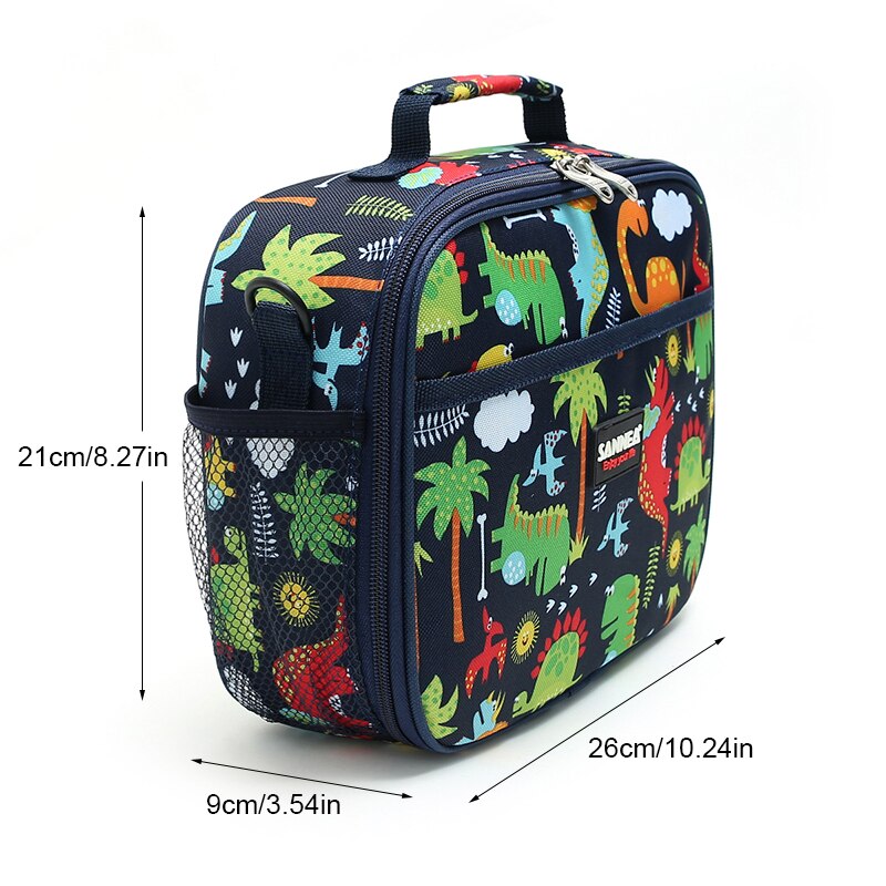Insulated Kid Lunch Bag Box for Boys Girls Toddlers Children Thermal Cooler Food Picnic Pack, BPA Free