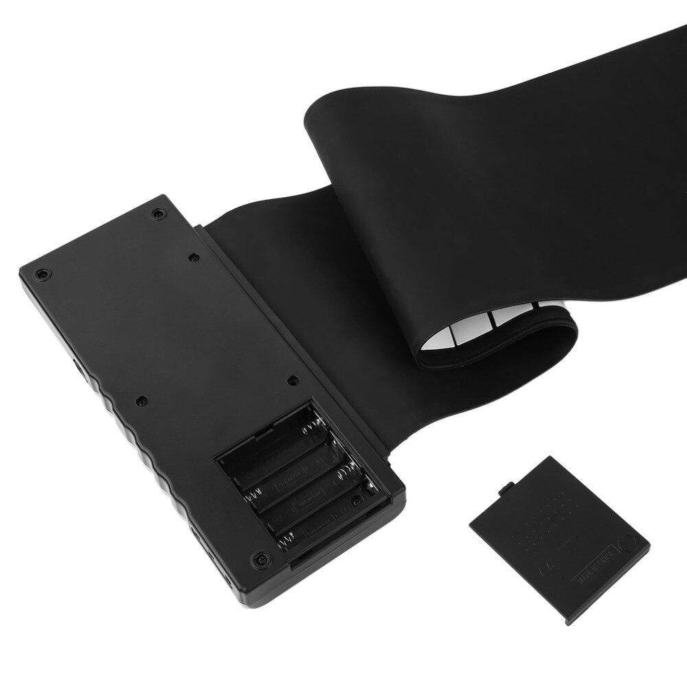 61 Toetsen Universele Flexibele Roll Up Electronic Piano Zwart en Wit Soft Keyboard Piano