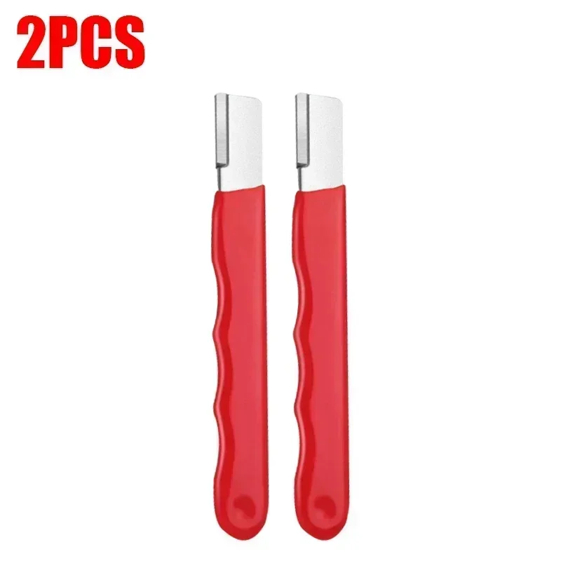 10/1PCS Knife Sharpener Alloy Steel Portable Quick Sharpeners Handheld Outdoor Garden Clippers Scissors Grinding Stone Tools: grey