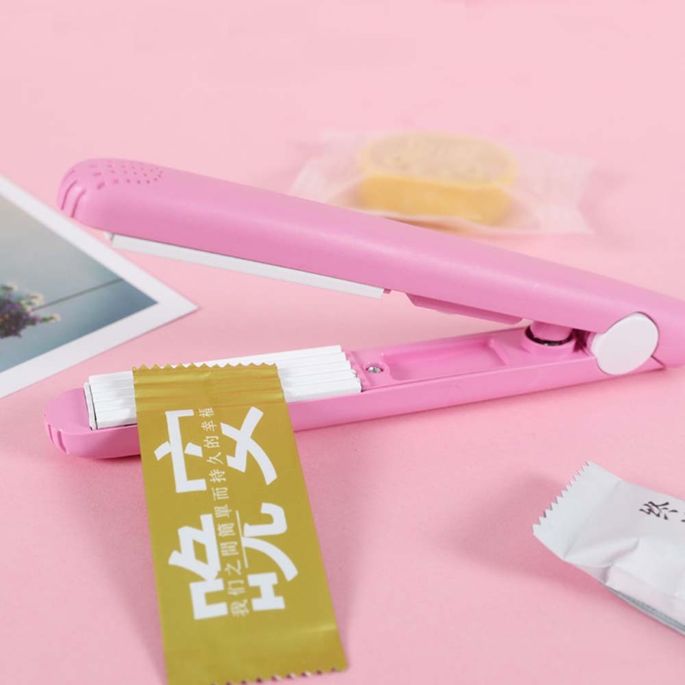 Handheld Electric Plastic Bag Heat Sealer Capper Kitchen Gadgets Household Snack Package Mini Sealing Machine DIY Food Pack Tool