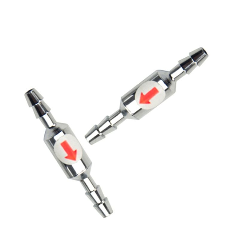Aquarium Stop Valve Anti-carbon Dioxide CO2 Check Valves Stainless Steel Bubbler Refiner For Carbon Dioxide Equipment