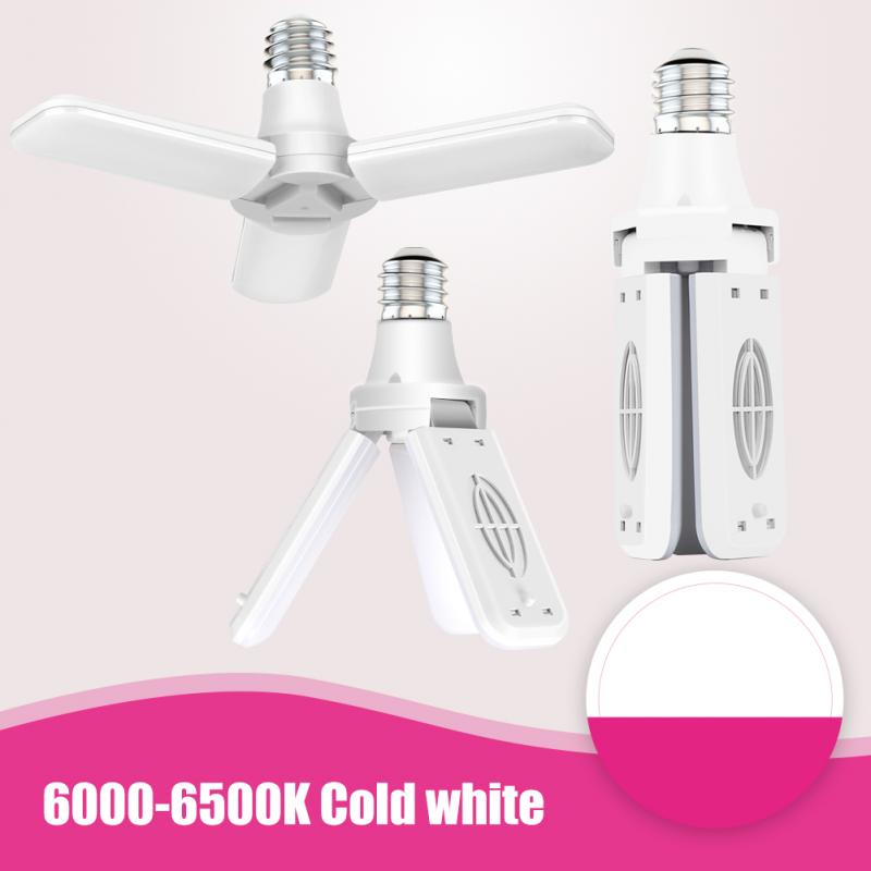 Trefoil Led Garage Lights IP65 Waterproof Versatile Energy Saving Lamp Super Bright Shop Ceiling Bulb 42LED Industrial Lighting
