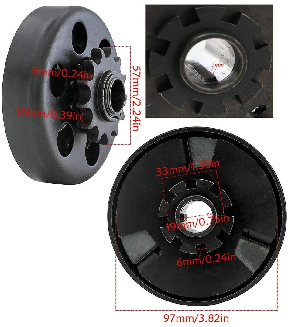 Go Kart Koppeling 3/4 "Boring 13 Tand Voor Mini-Bike Buggy #428 Ketting 3.5hp - 6.5HP, 7HP 210CC 215CC