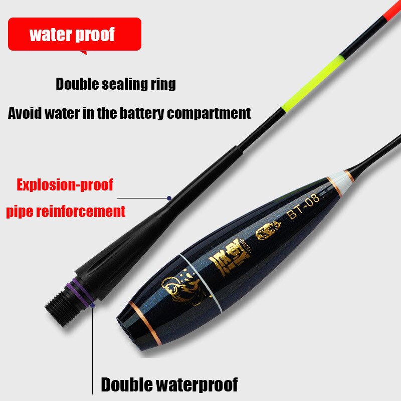 Smart Fishing Electronic Light-emitting LED Float Ice Fishing Short Carp Light In The Night Fishing Tackle Accessories 2022