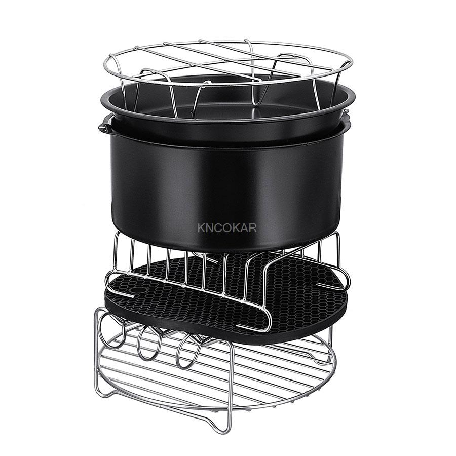 Ir rasvakeittimen lisävarusteet 9 "leivonnassa kori grilli ja pizza levy 9 12 kpl 5.3qt-6.8 qtupd 400
