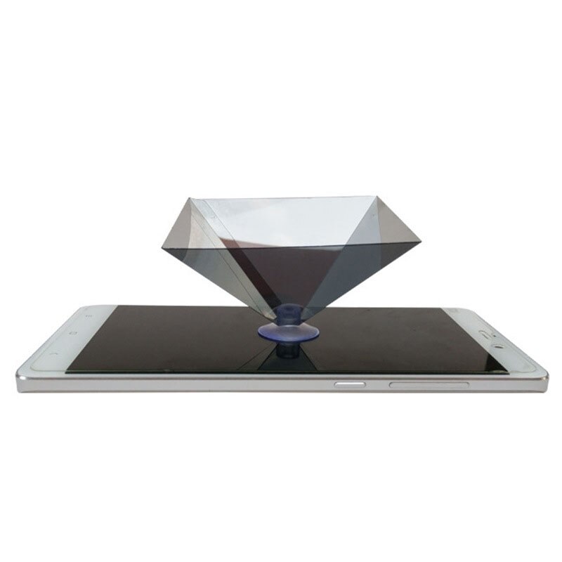3D Hologram Piramide Display Projector Video Stand Universal Voor Smart Mobiele Telefoon EM88