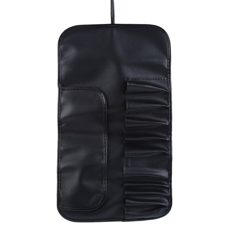 Zwarte tas  of 10 -gats make-up kwast cosmetica kwasten wenkbrauwpoeder foundation oogschaduw pinceaux make-up tool