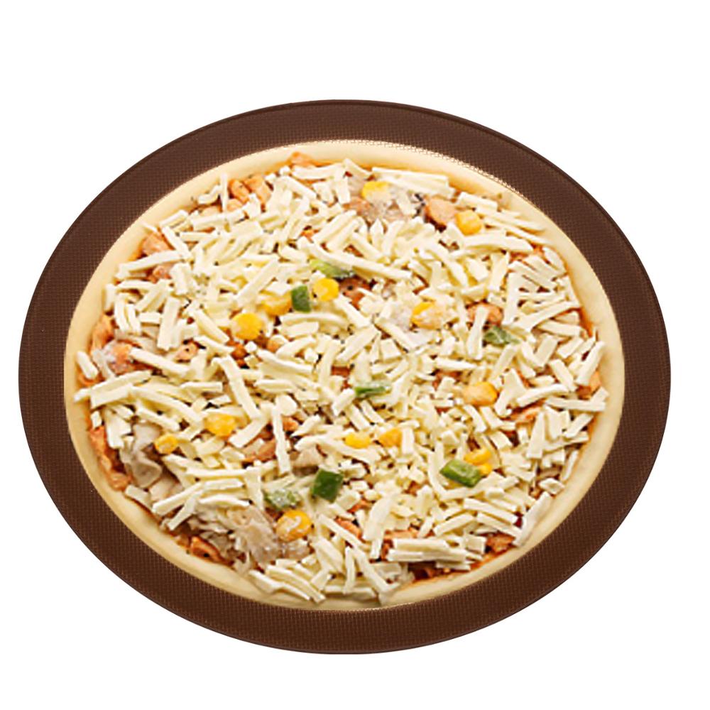 Bluedrop 24CM silicone baking mat round cooking sheet for microwave oven Non stick fiberglass toaster oven liner cookies pad