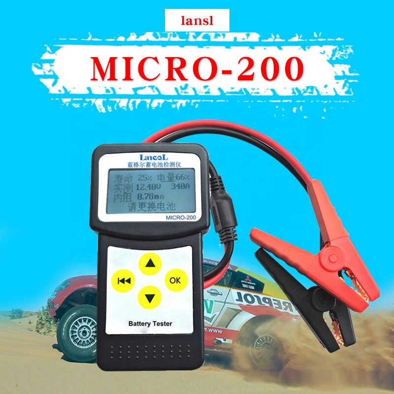 Battery Detector 12V / 24V Battery Life Capacity Internal Resistance Analyzer for Electric Vehicle Battery