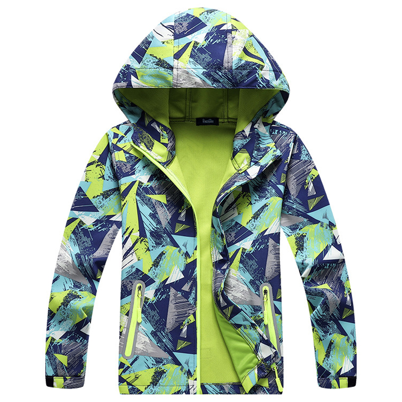 Jungen Tarnung Vlies Jacken freundlicher Oberbekleidung Warme Polar- Mantel freundlicher Kleidung Wasserdicht Winddicht Jacke Für 6 8 10 12 14 jahr