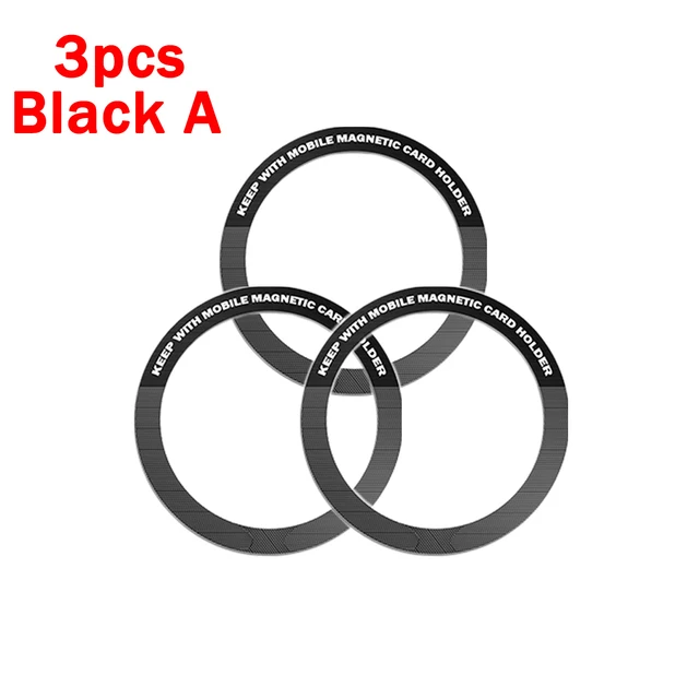 Sticker Ring for Magsafe Wireless Charging for Iphone 14 13 Pro Max 12 Mini Mobile Phone Magnetic Wireless Charger Metal Plate: Transparent