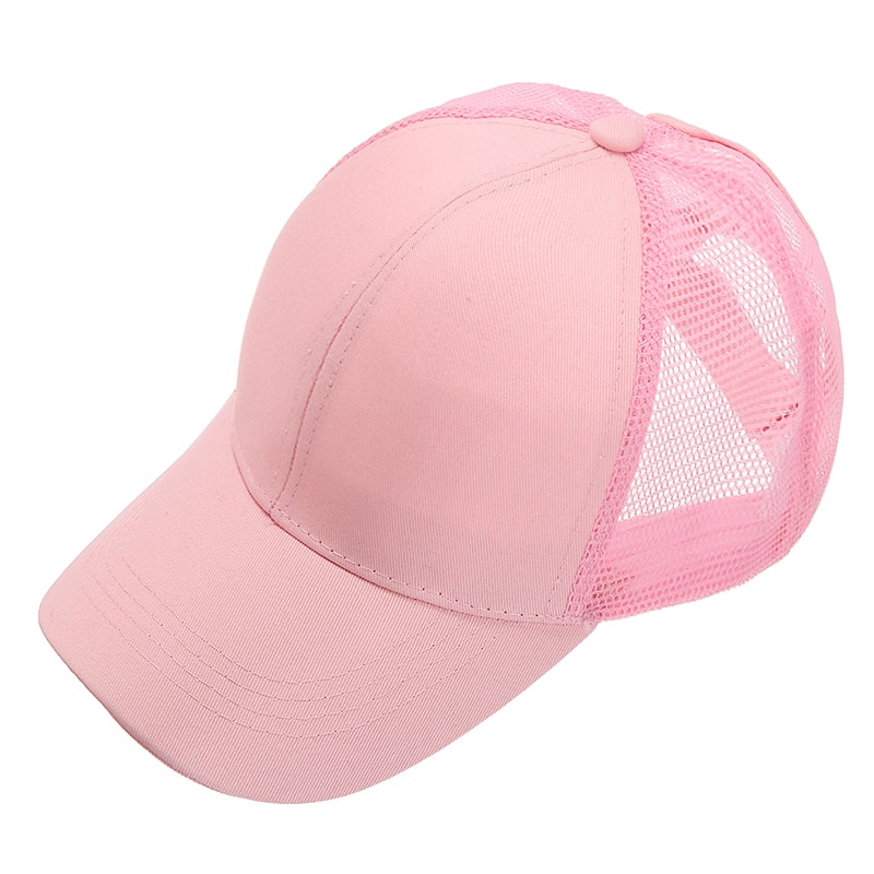 Gorras de tenis para mujer, Cierre trasero, malla deportiva, color blanco/Rosa/negro/gris/caqui