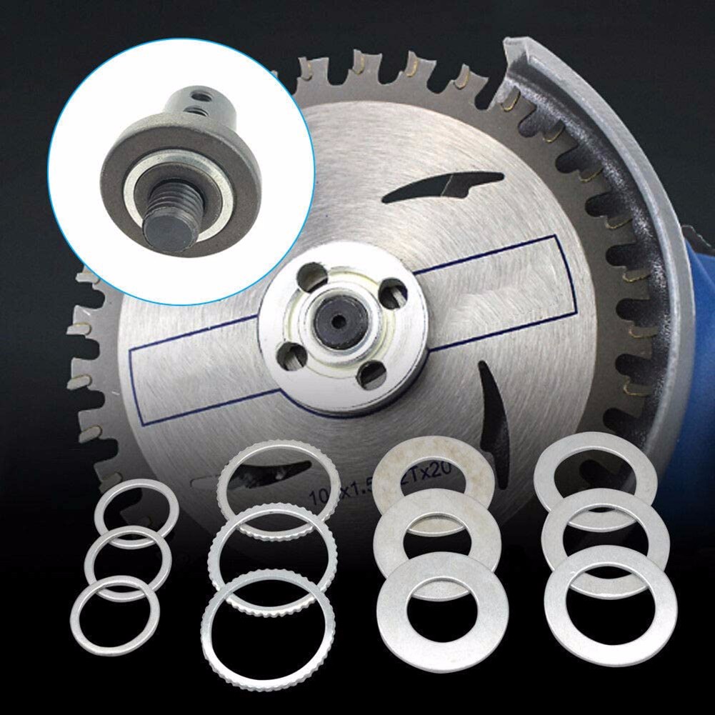 Savklinge reduktionsring 10pc savskive indvendig hul adapterring klingeåbning ændringsskive 25.4-16 22-16 25.4-20 20-16