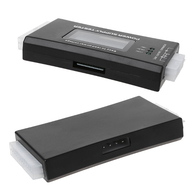Testeur d'alimentation pour PC, 20/24 broches, 4 PSU ATX BTX ITX SATA HDD