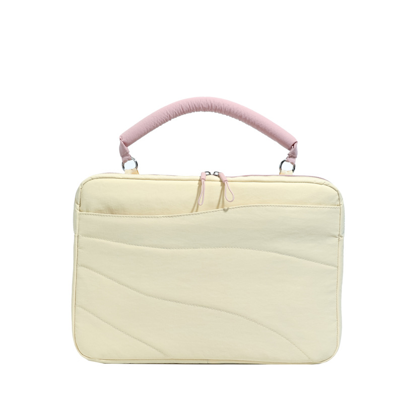 Laptoptas 13 14 15 15.6 16 inch laptophoes draagtas voor macbook xiaomi huawei lenovo computer aktetas notebooktas: 13 " / Geel