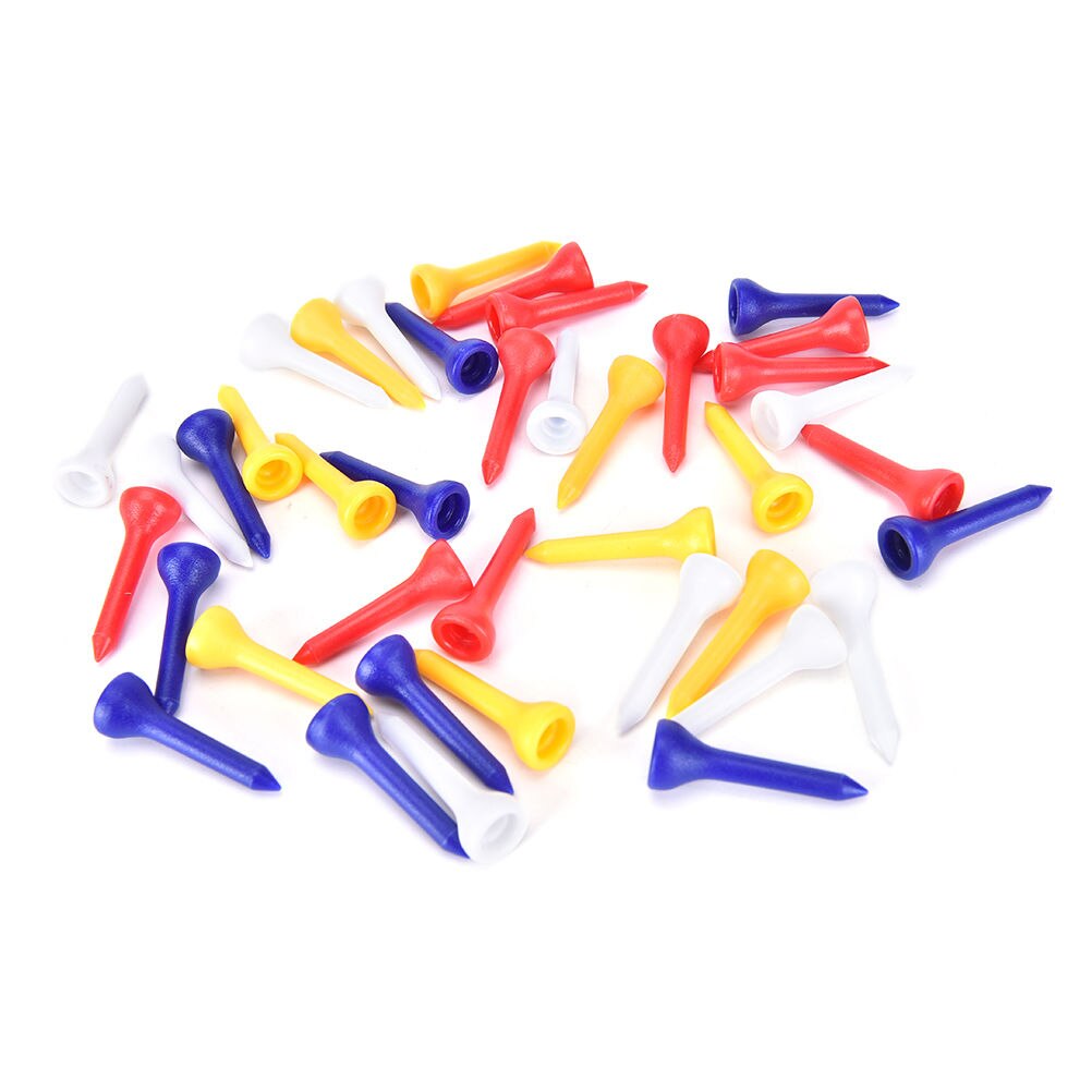 100pcs 36mm Golf Tools Plastic Golf Tees Golf Accessories